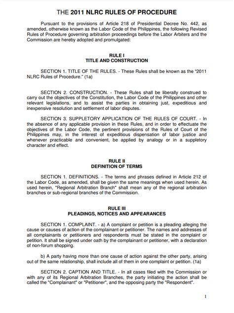 national labor relations commission - main office photos|THE NEW RULES OF PROCEDURE OF THE NATIONAL LABOR RELATIO.